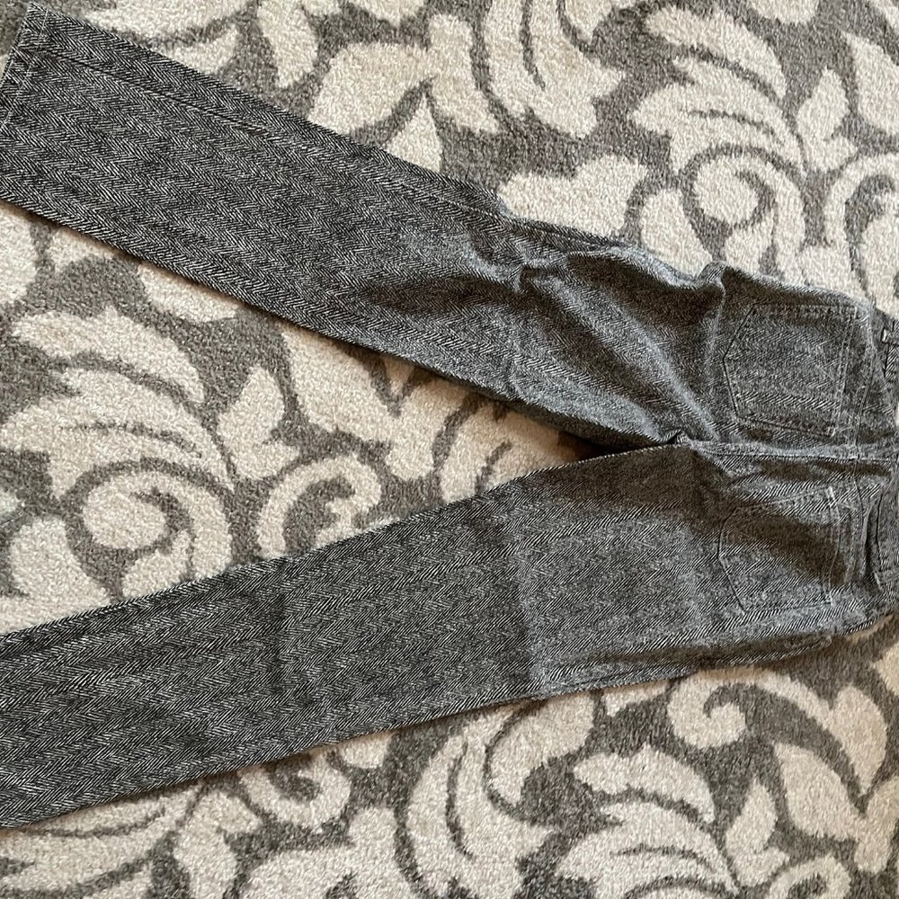Vintage Newport News black and white chevron jeans Size 6 - Picture 3 of 10